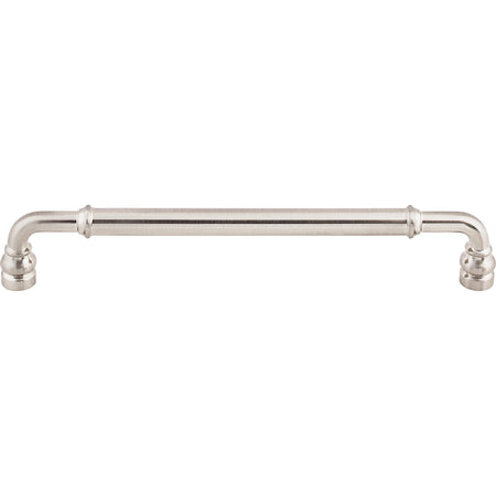 Top Knobs TK886BSN: 7-9/16" cc Brixton D-Handle Cabinet Pull - Brushed Satin Nickel