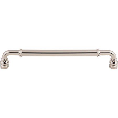 Top Knobs TK886PN: 7-9/16" cc Brixton D-Handle Cabinet Pull - Polished Nickel
