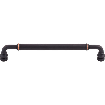Top Knobs TK886UM: 7-9/16" cc Brixton D-Handle Cabinet Pull - Umbrio