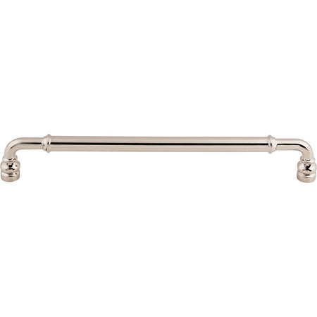 Top Knobs TK887PN: 8-13/16" cc Brixton D-Handle Cabinet Pull - Polished Nickel