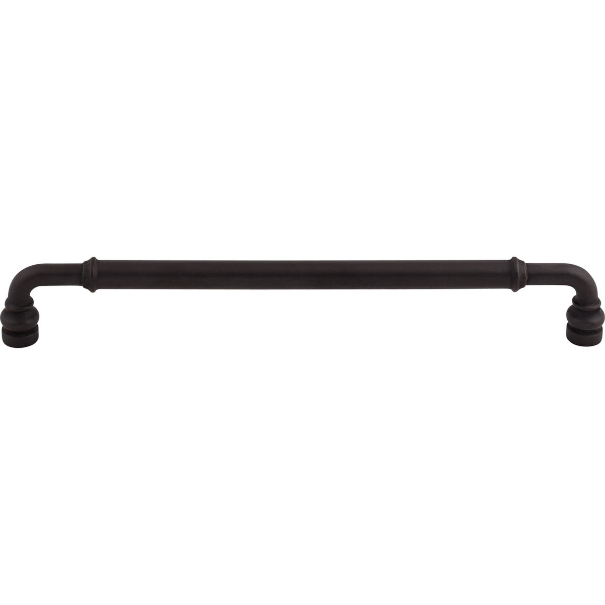 Top Knobs TK887SAB: 8-13/16" cc Brixton D-Handle Cabinet Pull - Sable