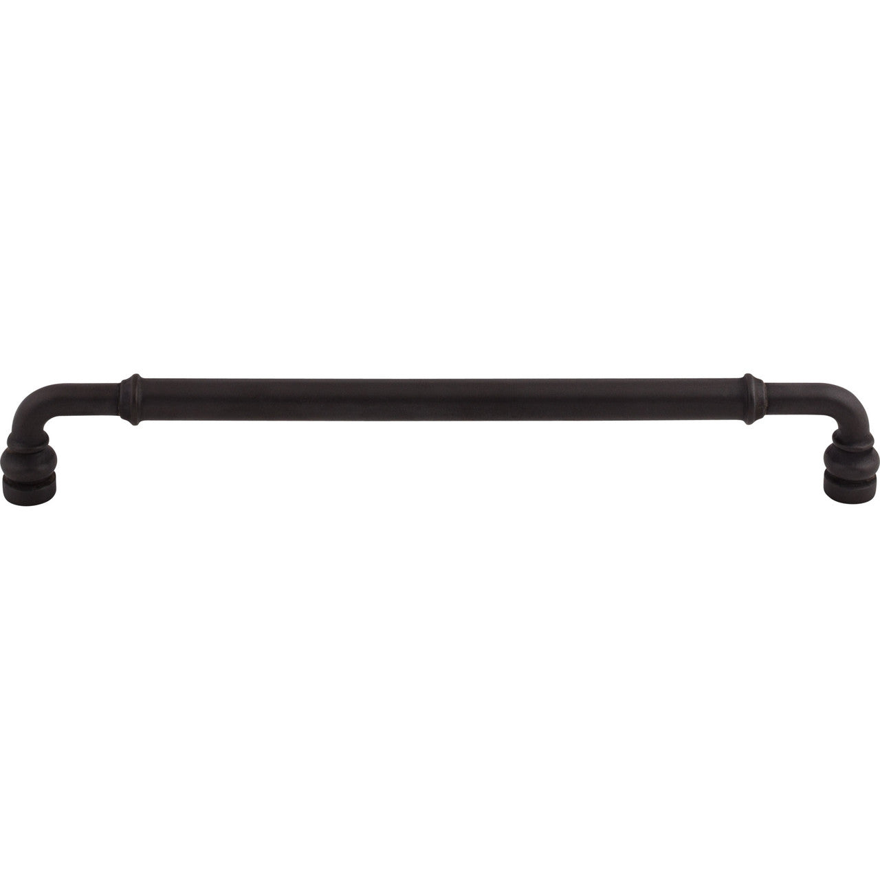 Top Knobs TK887SAB: 8-13/16" cc Brixton D-Handle Cabinet Pull - Sable