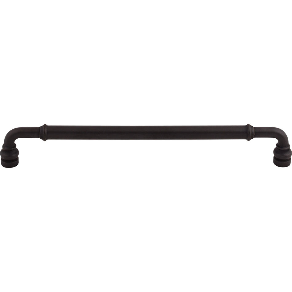 Top Knobs TK887SAB: 8-13/16" cc Brixton D-Handle Cabinet Pull - Sable