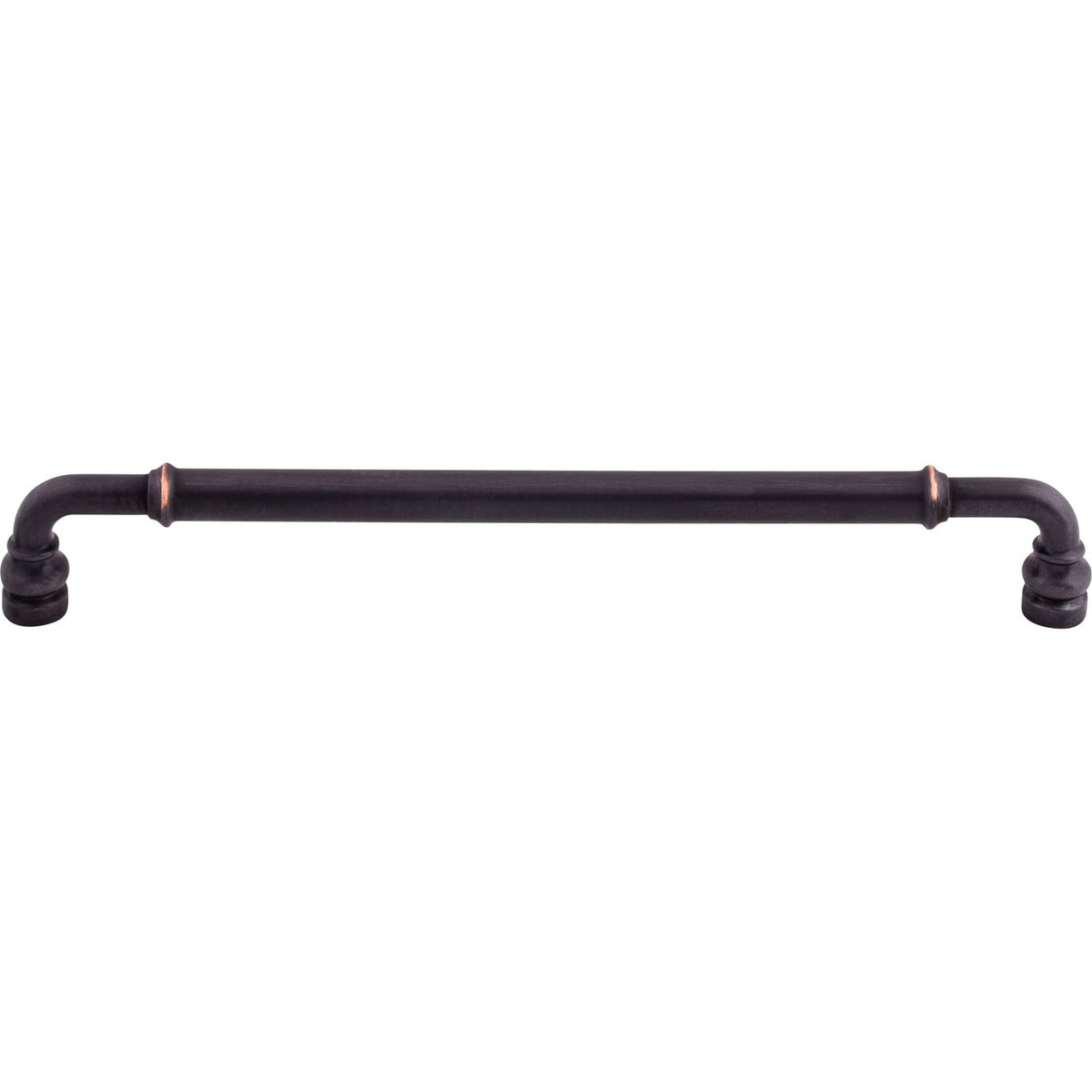 Top Knobs TK887UM: 8-13/16" cc Brixton D-Handle Cabinet Pull - Umbrio