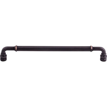 Top Knobs TK887UM: 8-13/16" cc Brixton D-Handle Cabinet Pull - Umbrio
