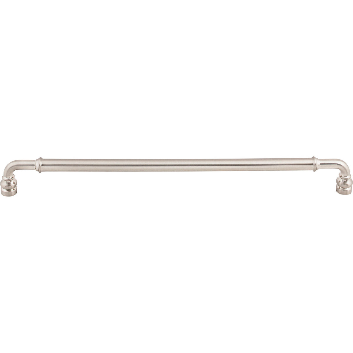 Top Knobs TK888BSN: 12" cc Brixton D-Handle Cabinet Pull - Brushed Satin Nickel