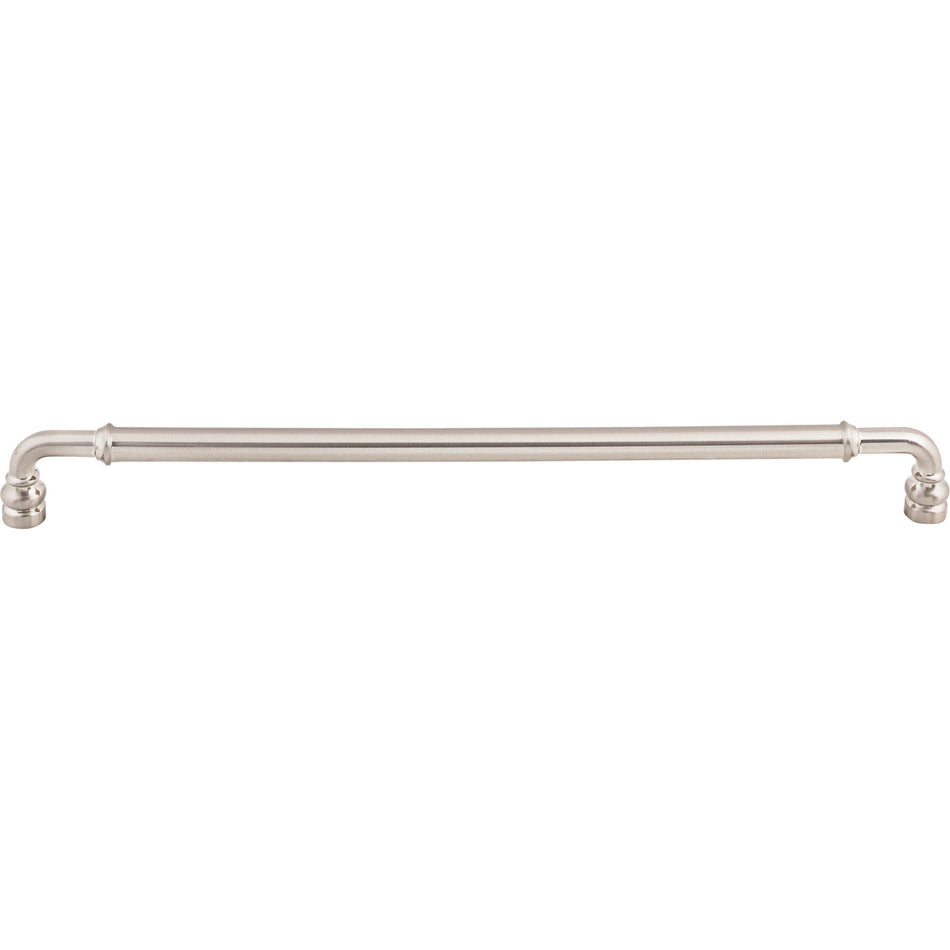 Top Knobs TK888BSN: 12" cc Brixton D-Handle Cabinet Pull - Brushed Satin Nickel