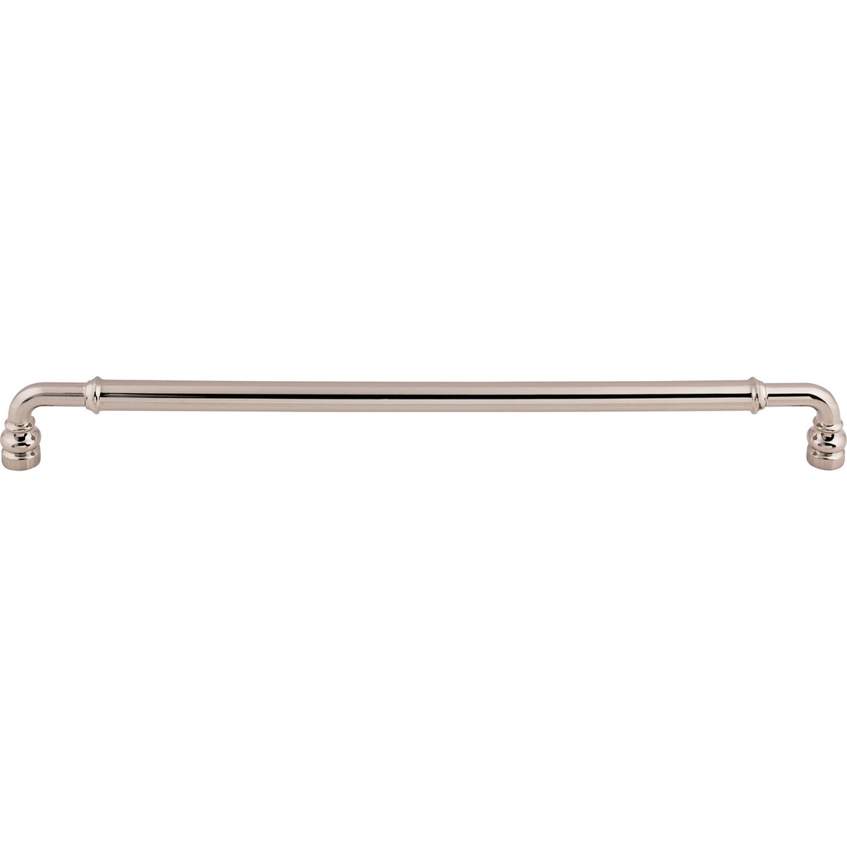 Top Knobs TK888PN: 12" cc Brixton D-Handle Cabinet Pull - Polished Nickel