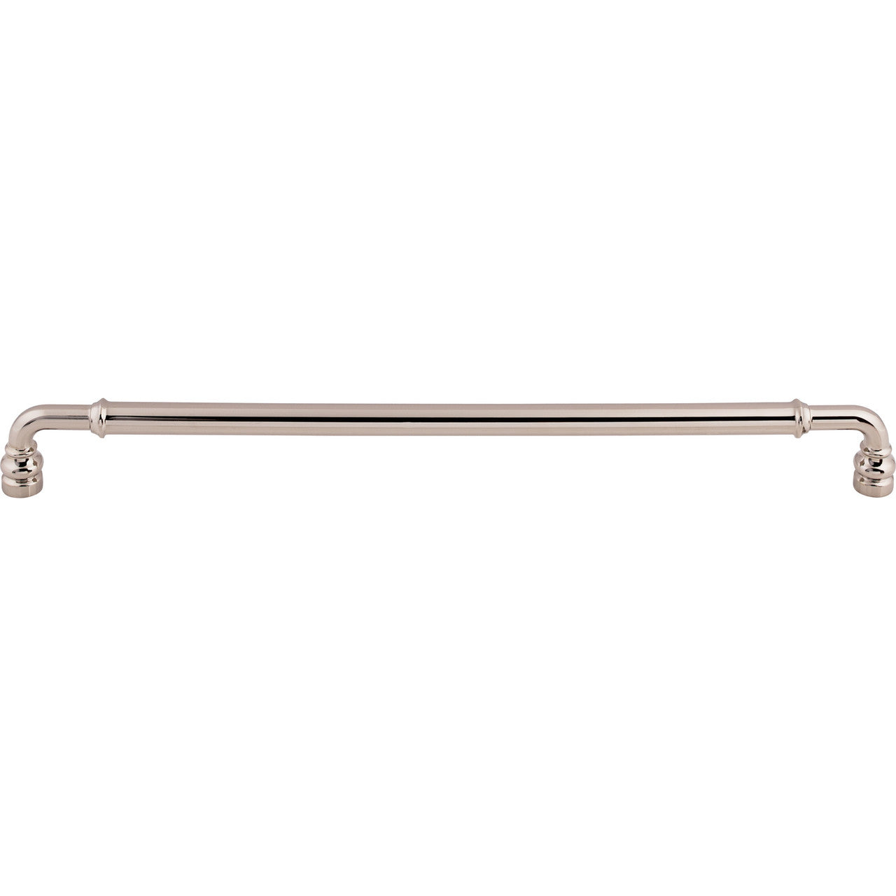 Top Knobs TK888PN: 12" cc Brixton D-Handle Cabinet Pull - Polished Nickel