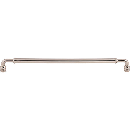 Top Knobs TK888PN: 12" cc Brixton D-Handle Cabinet Pull - Polished Nickel