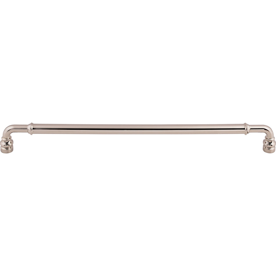 Top Knobs TK888PN: 12" cc Brixton D-Handle Cabinet Pull - Polished Nickel