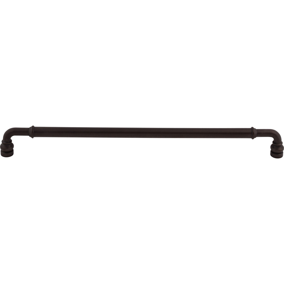 Top Knobs TK888SAB: 12" cc Brixton D-Handle Cabinet Pull - Sable