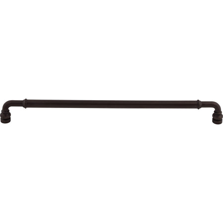 Top Knobs TK888SAB: 12" cc Brixton D-Handle Cabinet Pull - Sable