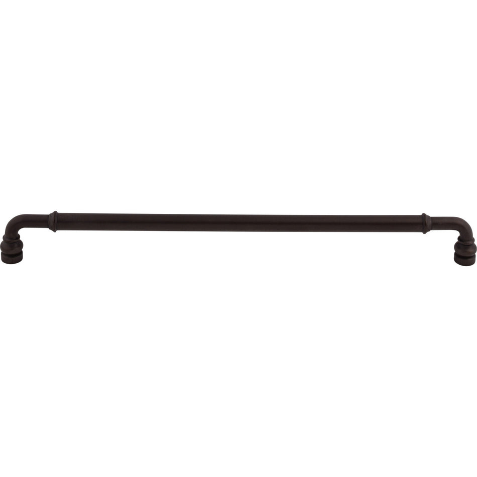 Top Knobs TK888SAB: 12" cc Brixton D-Handle Cabinet Pull - Sable