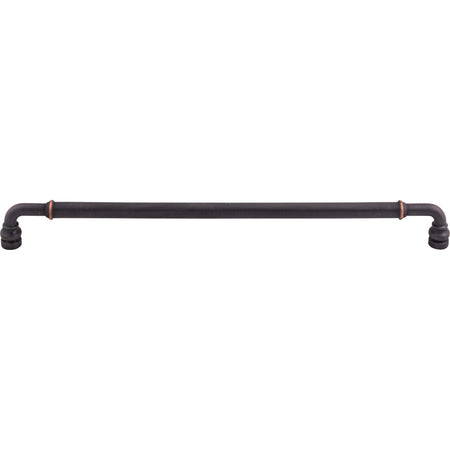 Top Knobs TK888UM: 12" cc Brixton D-Handle Cabinet Pull - Umbrio