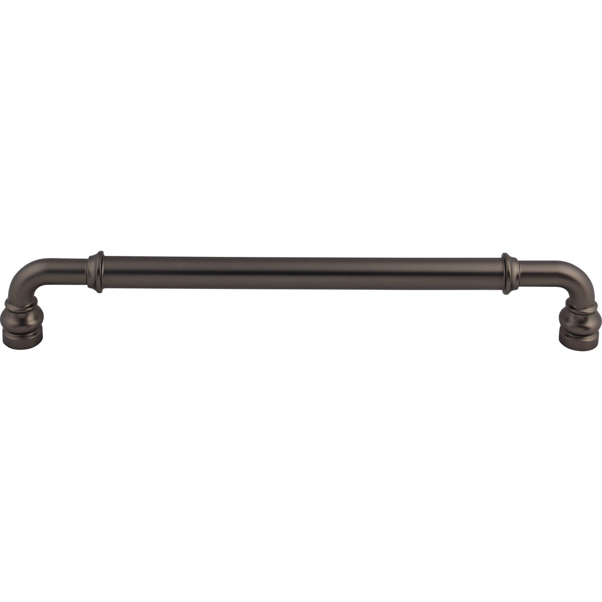Top Knobs TK889AG: 12" cc Brixton D-Handle Appliance Pull - Ash Gray