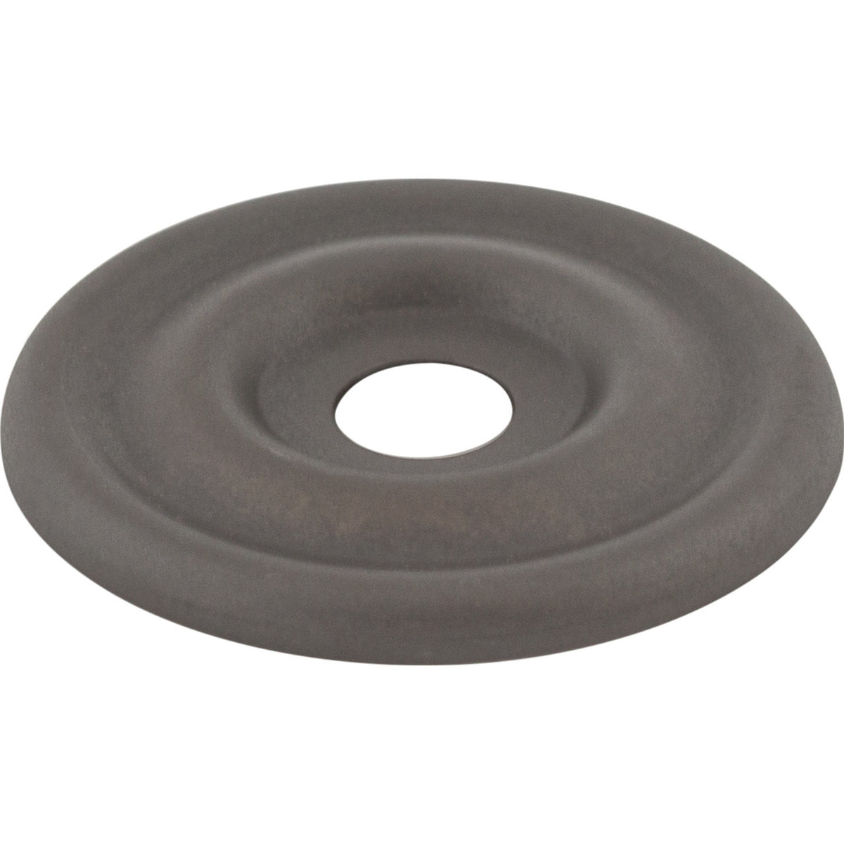 Top Knobs TK890SAB: Brixton Round Backplate - Sable