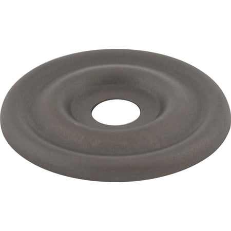 Top Knobs TK890SAB: Brixton Round Backplate - Sable