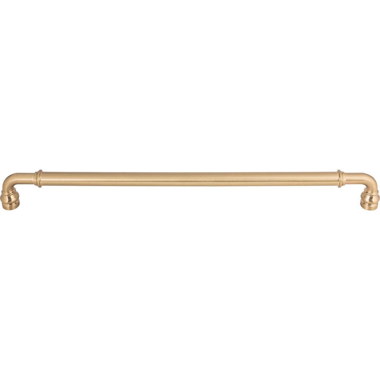 Top Knobs TK891HB: 18" cc Brixton D-Handle Appliance Pull - Honey Bronze