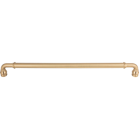Top Knobs TK891HB: 18" cc Brixton D-Handle Appliance Pull - Honey Bronze