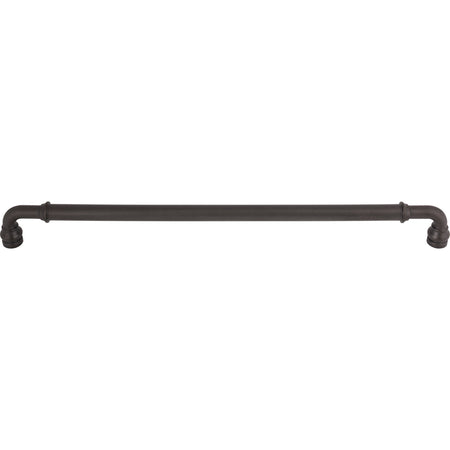 Top Knobs TK891SAB: 18" cc Brixton D-Handle Appliance Pull - Sable