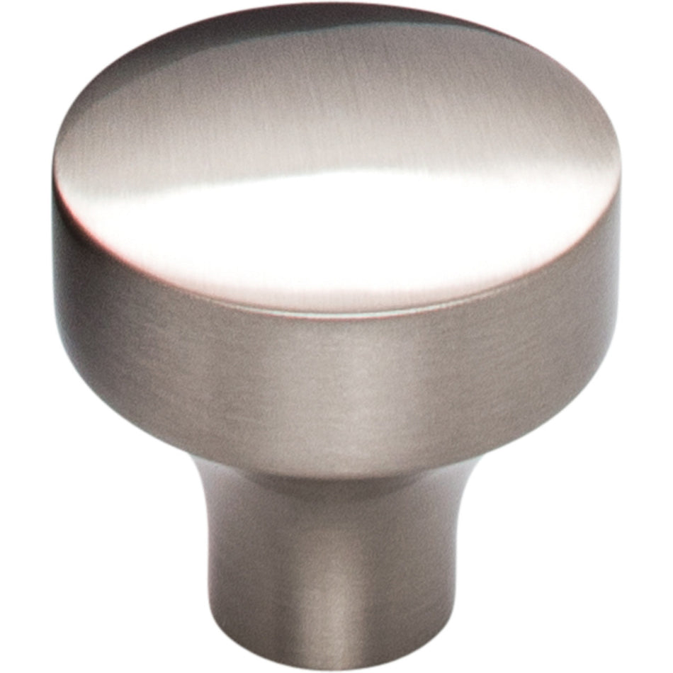 Top Knobs TK900BSN: 1-1/8" Kinney Round Cabinet Knob - Brushed Satin Nickel