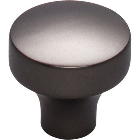 Top Knobs TK901AG: 1-1/4" Kinney Round Cabinet Knob - Ash Gray