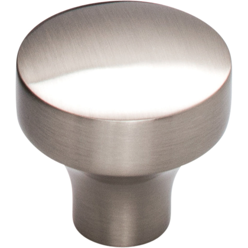Top Knobs TK901BSN: 1-1/4" Kinney Round Cabinet Knob - Brushed Satin Nickel