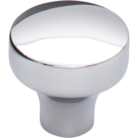 Top Knobs TK901PC: 1-1/4" Kinney Round Cabinet Knob - Polished Chrome