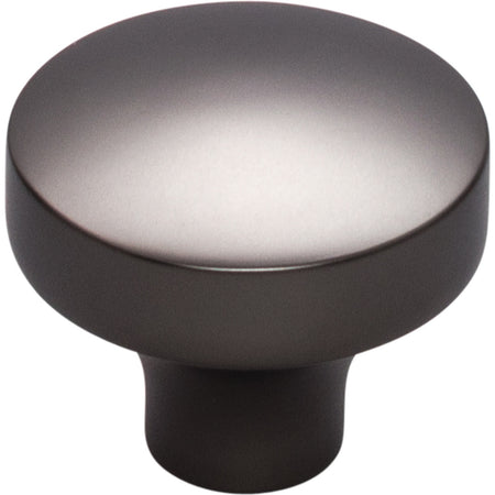 Top Knobs TK902AG: 1-1/2" Kinney Round Cabinet Knob - Ash Gray
