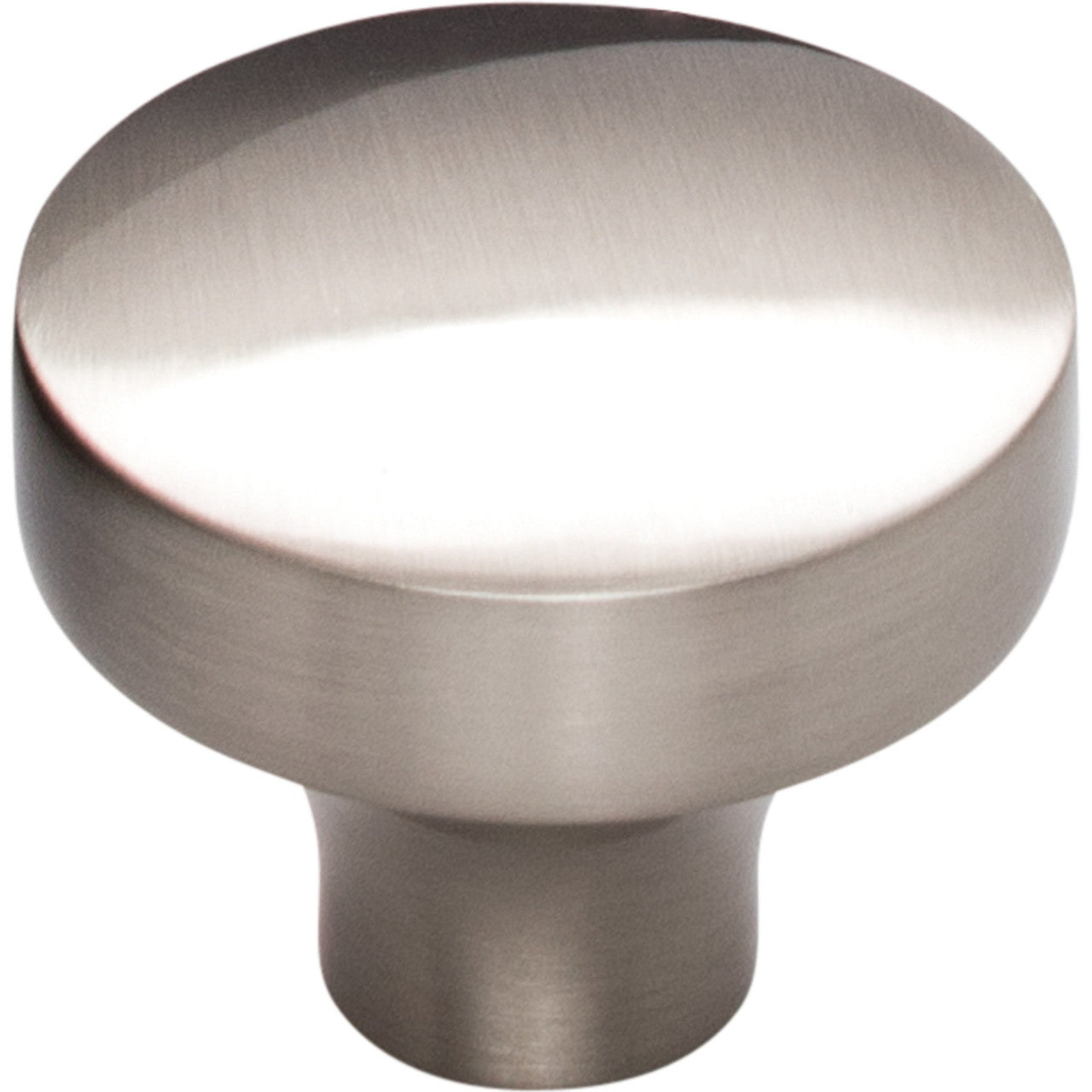 Top Knobs TK902BSN: 1-1/2" Kinney Round Cabinet Knob - Brushed Satin Nickel