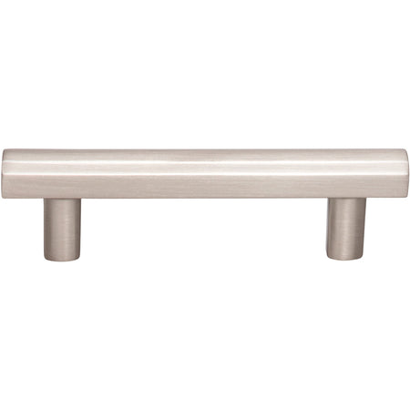 Top Knobs TK903BSN: 3" cc Hillmont Square Bar Cabinet Pull - Brushed Satin Nickel