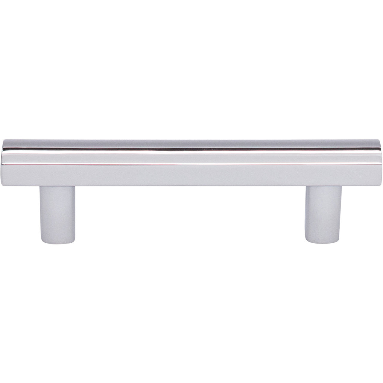Top Knobs TK903PC: 3" cc Hillmont Square Bar Cabinet Pull - Polished Chrome