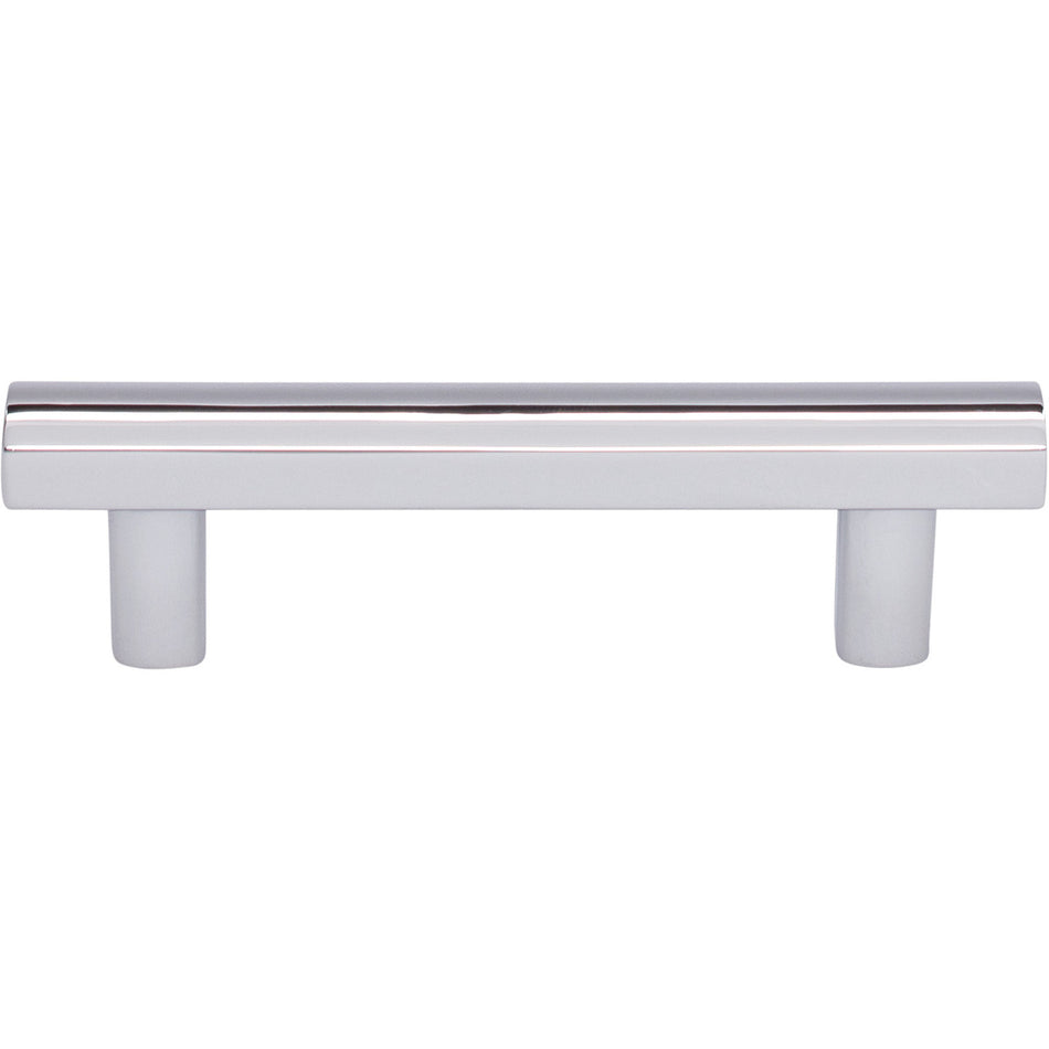Top Knobs TK903PC: 3" cc Hillmont Square Bar Cabinet Pull - Polished Chrome