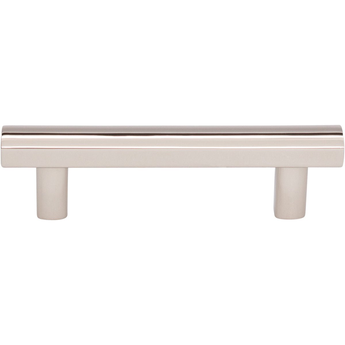 Top Knobs TK903PN: 3" cc Hillmont Square Bar Cabinet Pull - Polished Nickel