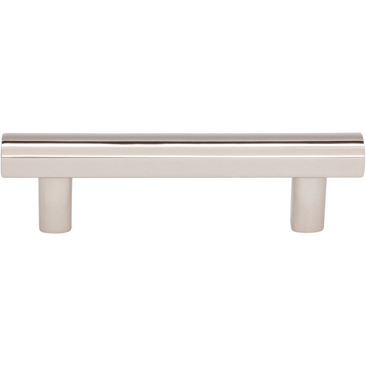 Top Knobs TK903PN: 3" cc Hillmont Square Bar Cabinet Pull - Polished Nickel