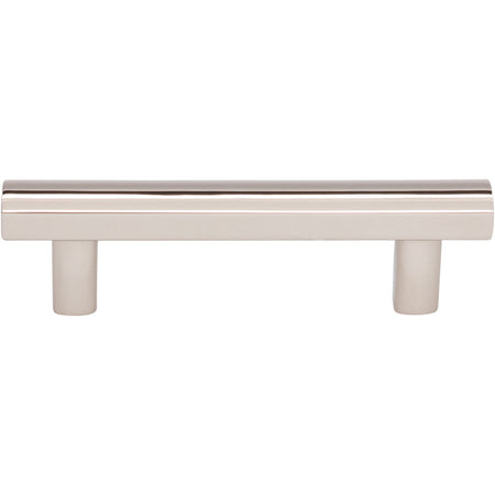 Top Knobs TK903PN: 3" cc Hillmont Square Bar Cabinet Pull - Polished Nickel
