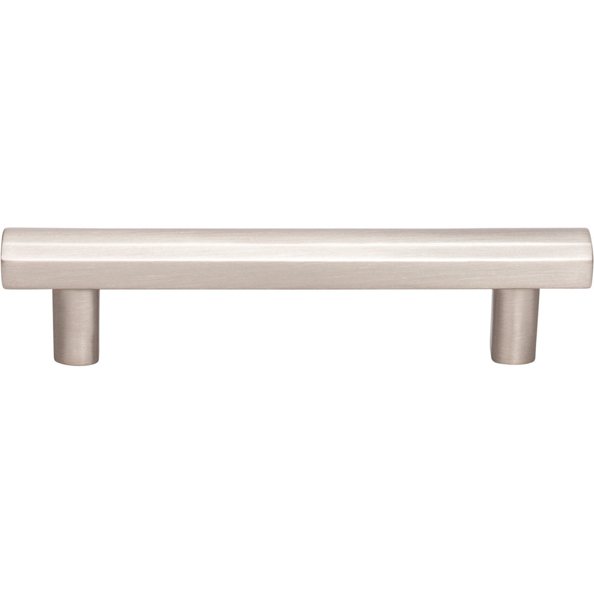 Top Knobs TK904BSN: 3-3/4" cc Hillmont Square Bar Cabinet Pull - Brushed Satin Nickel