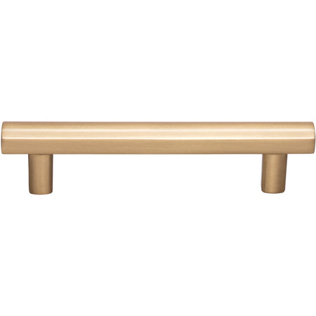 Top Knobs TK904HB: 3-3/4" cc Hillmont Square Bar Cabinet Pull - Honey Bronze