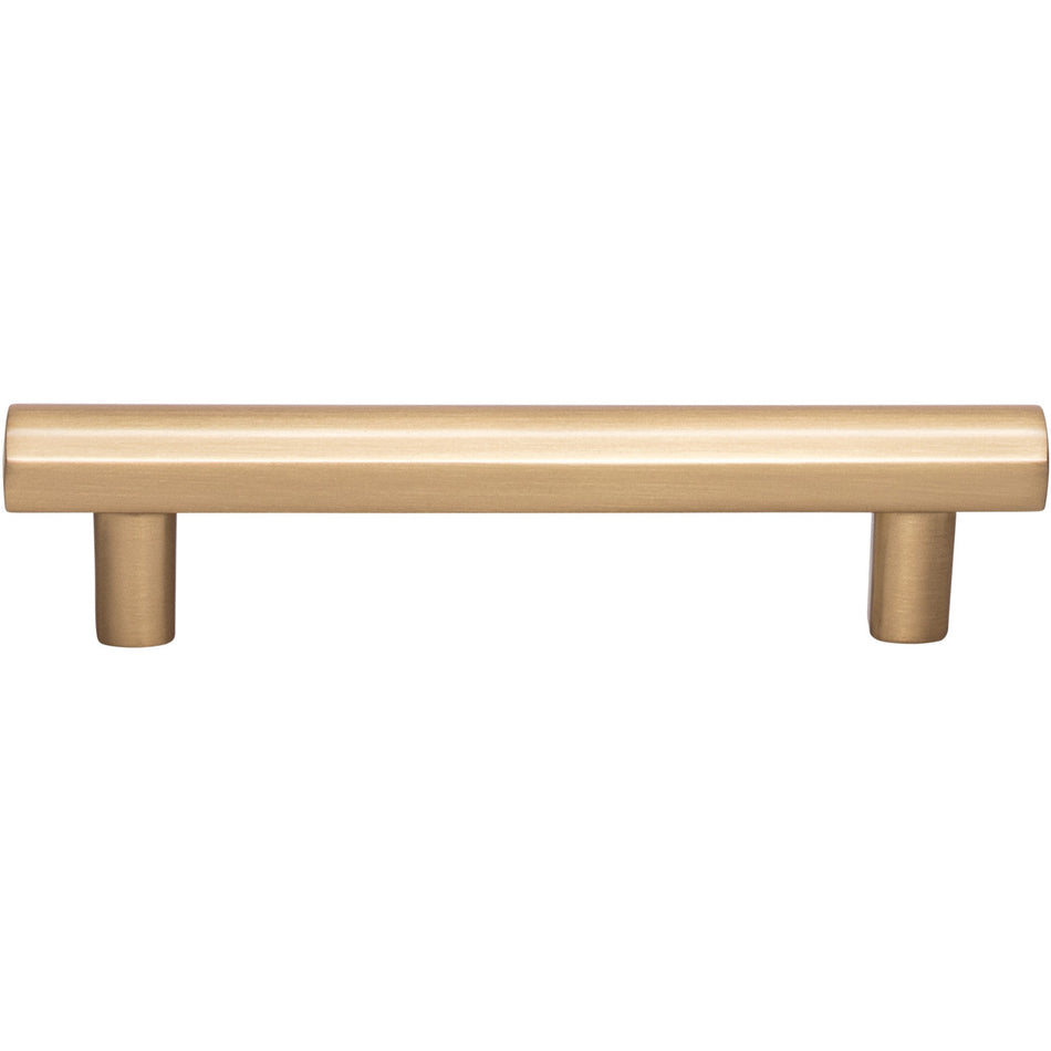 Top Knobs TK904HB: 3-3/4" cc Hillmont Square Bar Cabinet Pull - Honey Bronze