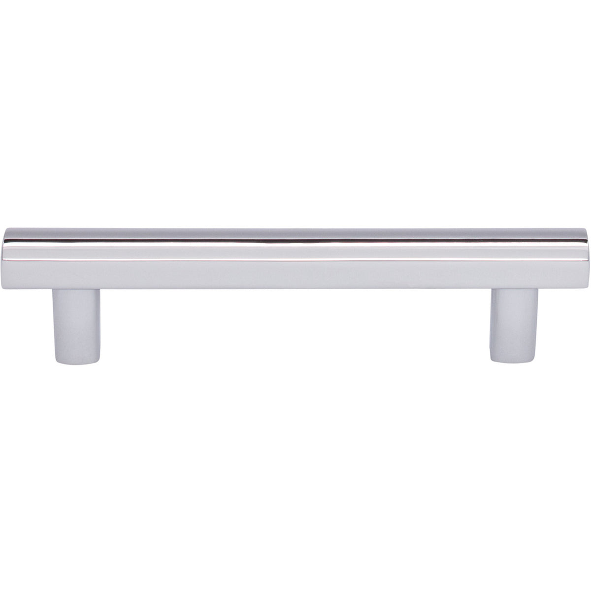 Top Knobs TK904PC: 3-3/4" cc Hillmont Square Bar Cabinet Pull - Polished Chrome