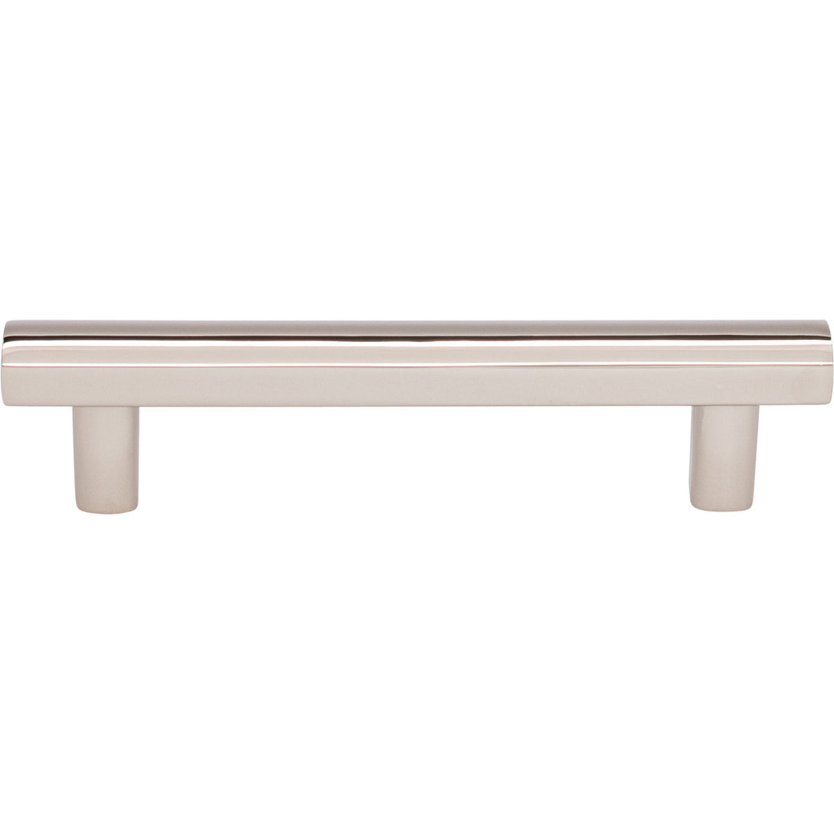 Top Knobs TK904PN: 3-3/4" cc Hillmont Square Bar Cabinet Pull - Polished Nickel