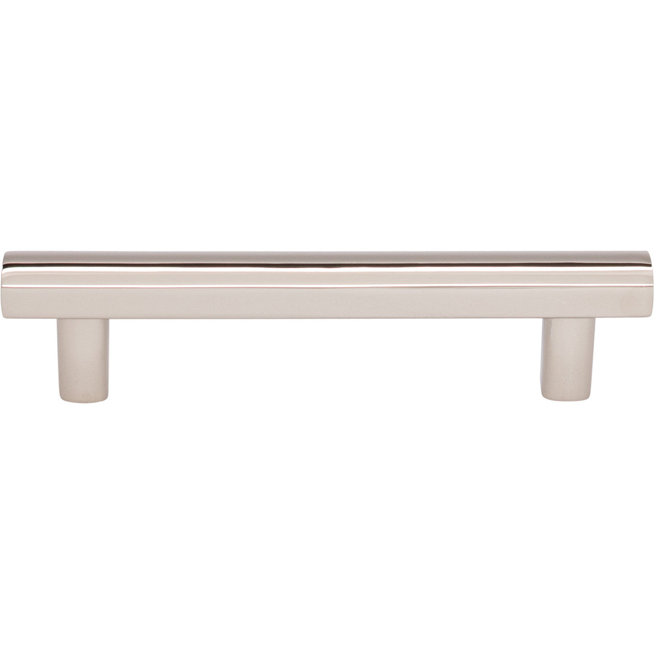 Top Knobs TK904PN: 3-3/4" cc Hillmont Square Bar Cabinet Pull - Polished Nickel