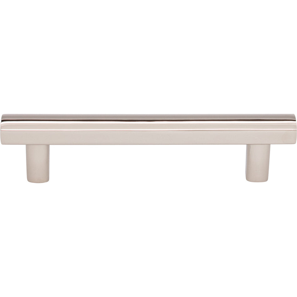 Top Knobs TK904PN: 3-3/4" cc Hillmont Square Bar Cabinet Pull - Polished Nickel
