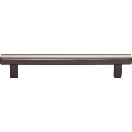 Top Knobs TK905AG: 5-1/16" cc Hillmont Square Bar Cabinet Pull - Ash Gray