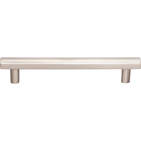 Top Knobs TK905BSN: 5-1/16" cc Hillmont Square Bar Cabinet Pull - Brushed Satin Nickel