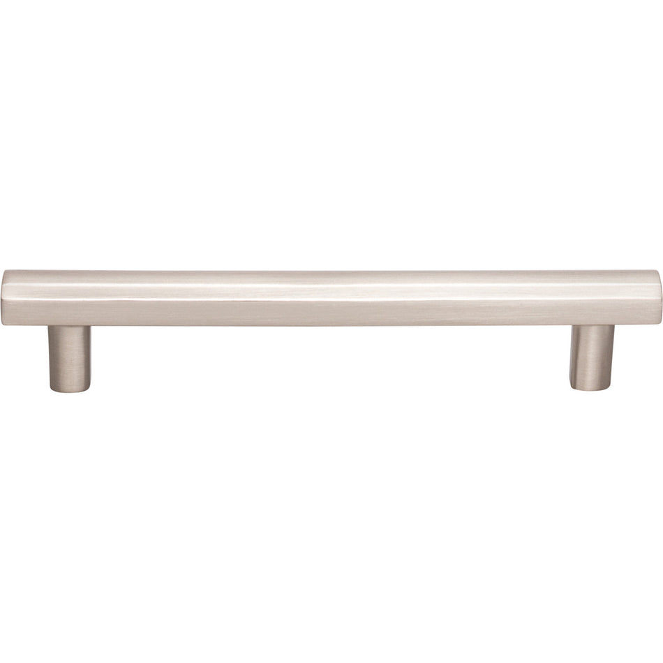 Top Knobs TK905BSN: 5-1/16" cc Hillmont Square Bar Cabinet Pull - Brushed Satin Nickel