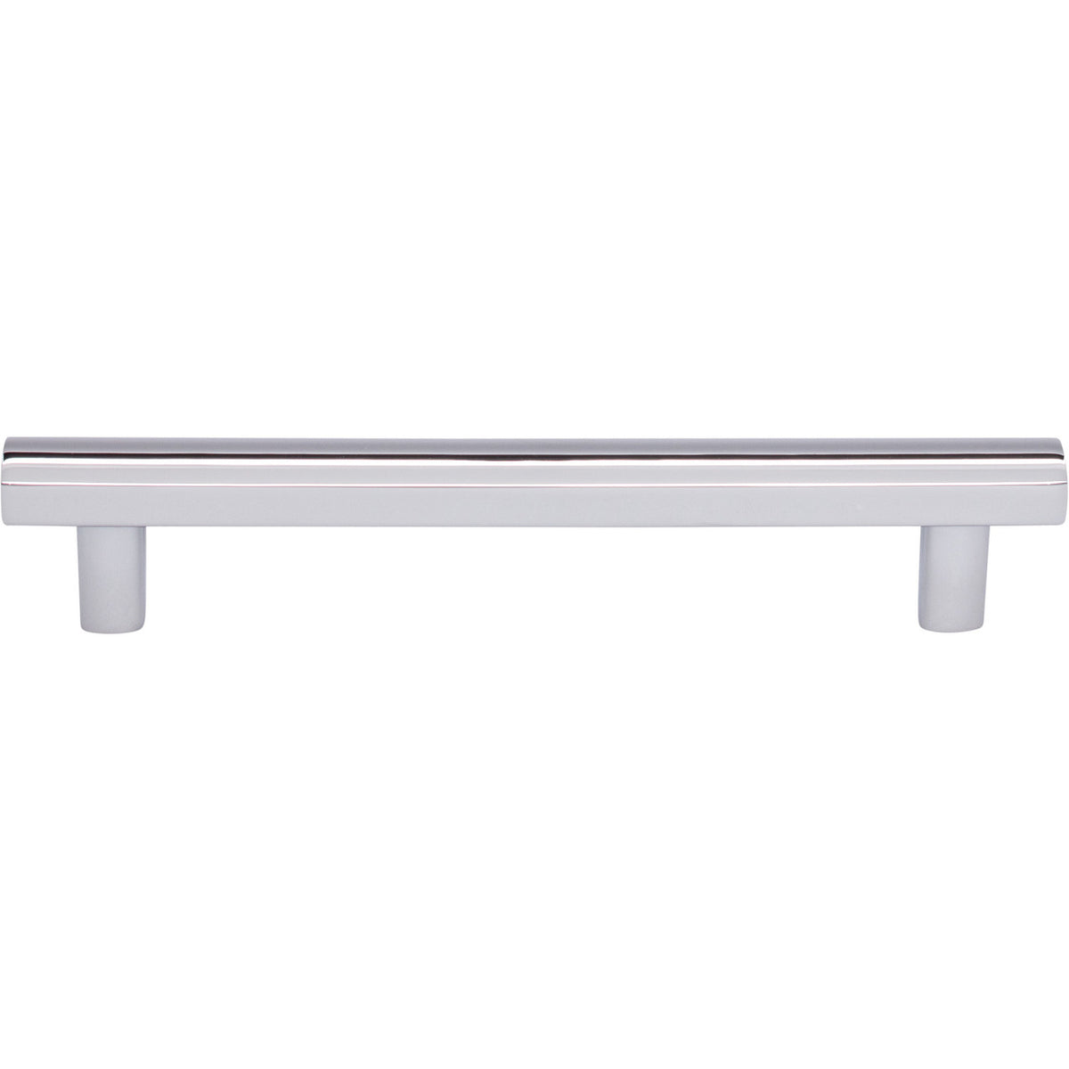 Top Knobs TK905PC: 5-1/16" cc Hillmont Square Bar Cabinet Pull - Polished Chrome