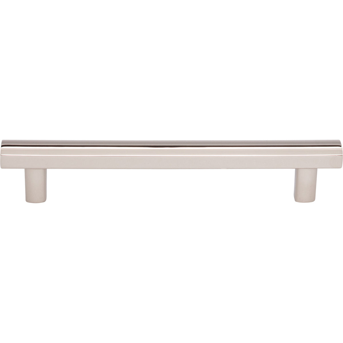 Top Knobs TK905PN: 5-1/16" cc Hillmont Square Bar Cabinet Pull - Polished Nickel
