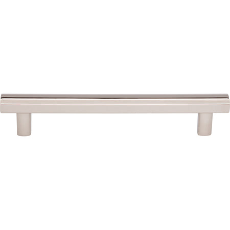 Top Knobs TK905PN: 5-1/16" cc Hillmont Square Bar Cabinet Pull - Polished Nickel